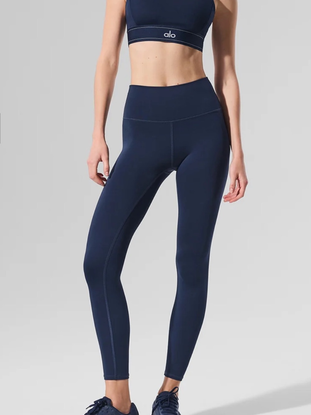 ALO Yoga Navy High-Rise Airlift Leggings